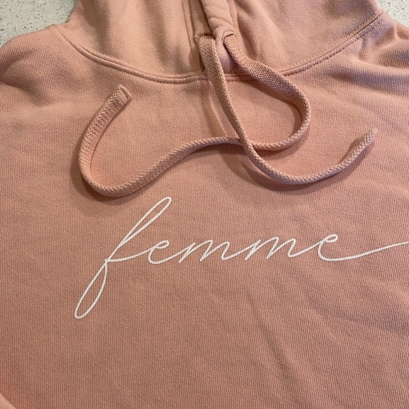 LGBTQ Cropped “Femme” Sweatshirt - Picture 2 of 5